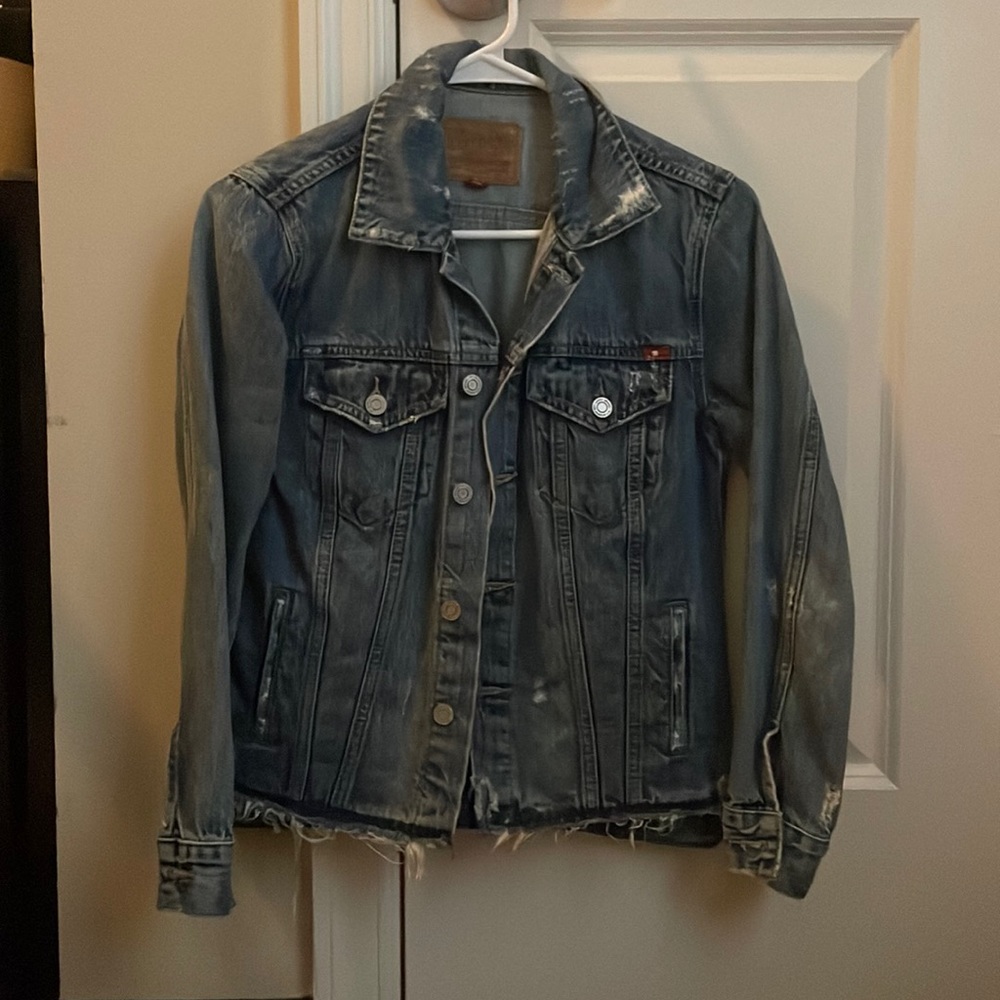 Lucky Brand Distressed Jean Jacket